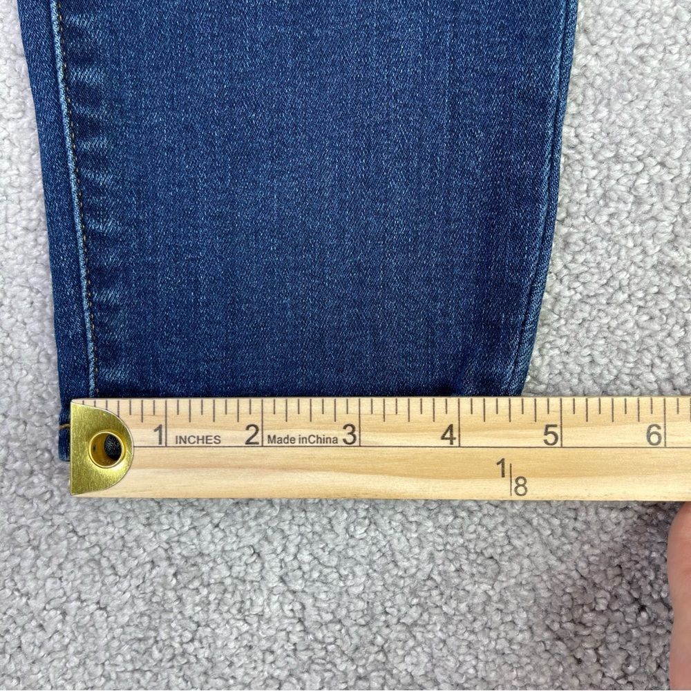 J. Crew Factory Jeans Women's 27 Skinny Mid Rise Dark Wash Denim Preppy - Picture 11 of 12